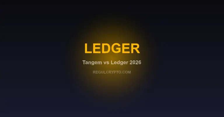 Tangem vs Ledger 2026 - best hardware wallet comparison