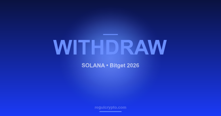 How to Withdraw Solana (SOL) from Bitget in 2026: Step-by-Step