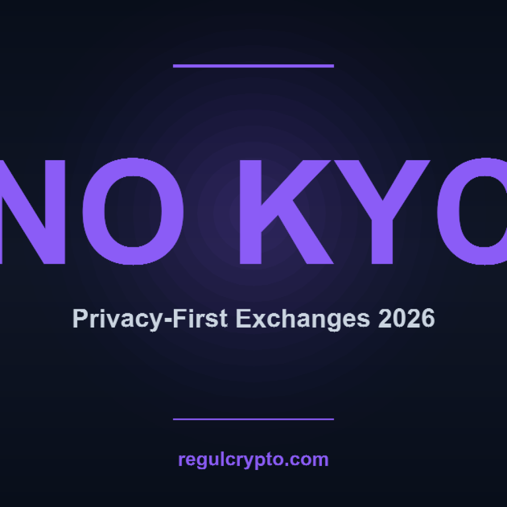 Best No-KYC Crypto Exchanges 2026 — Privacy Guide by RegulCrypto