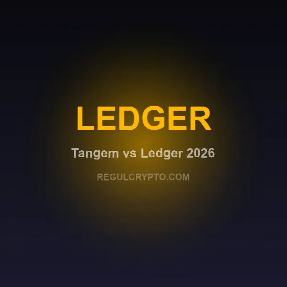 Tangem vs Ledger 2026 - best hardware wallet comparison